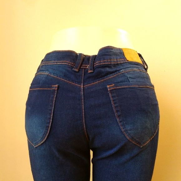 Kismore Denim Distress Jeans Pants - Picture 6 of 8